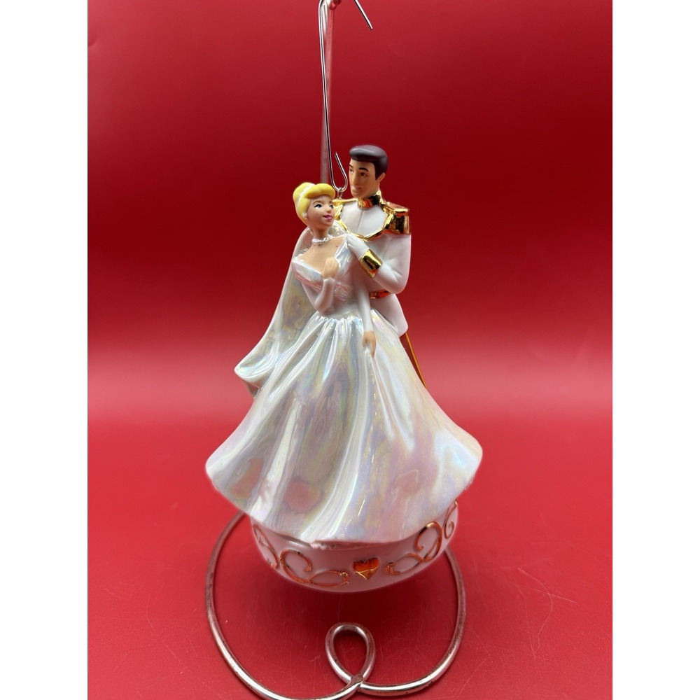 Hallmark Ornament Disney Cinderella So This is Love MAGIC Sound Porcelain 2018